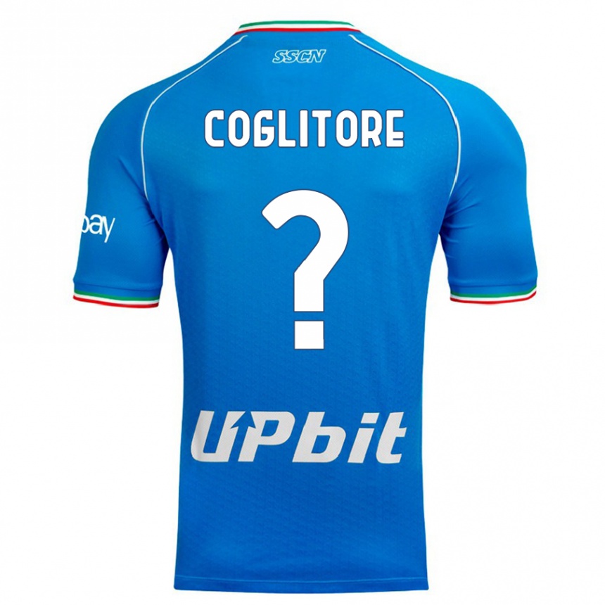 Niño Fútbol Camiseta Matteo Coglitore #0 Cielo Azul 1ª Equipación 2023/24