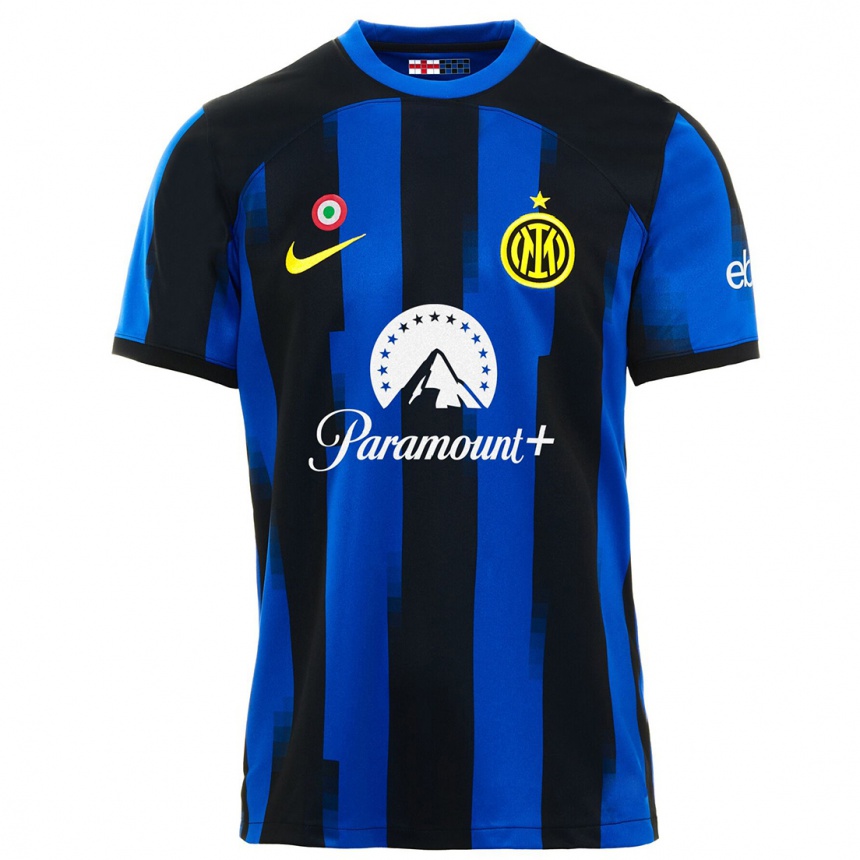 Niño Fútbol Camiseta Elisa Polli #9 Azul Negro 1ª Equipación 2023/24