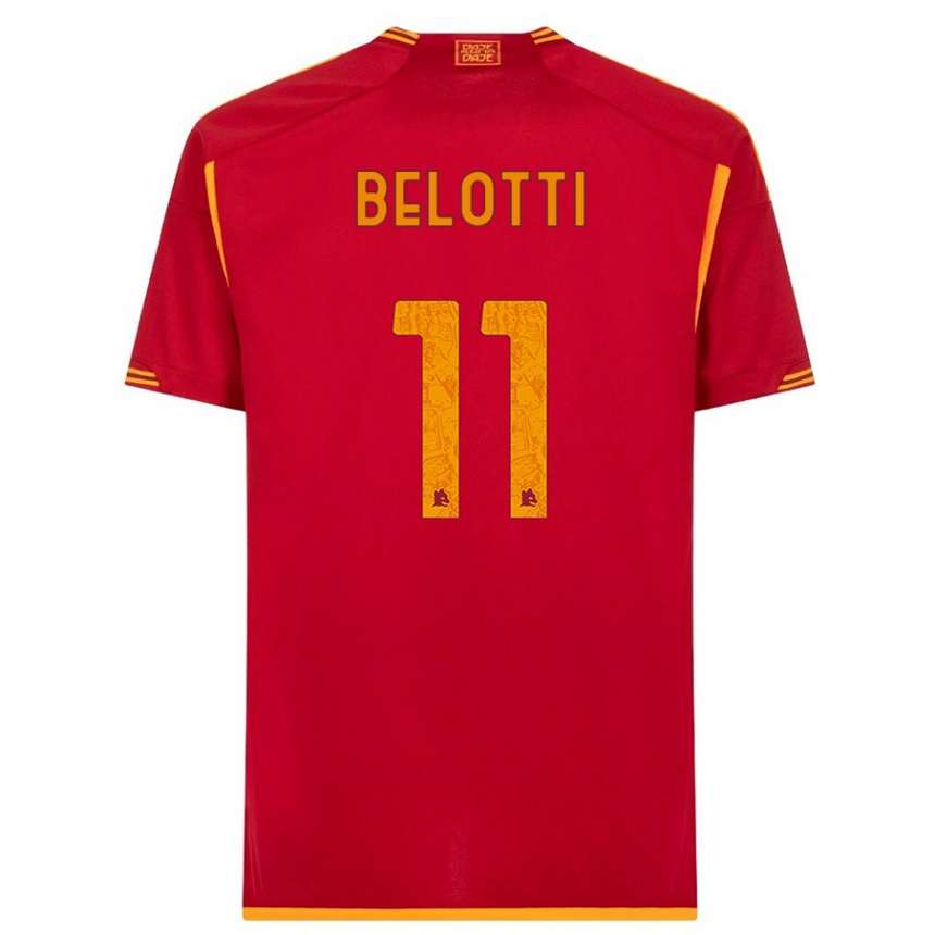 Niño Fútbol Camiseta Andrea Belotti #11 Rojo 1ª Equipación 2023/24