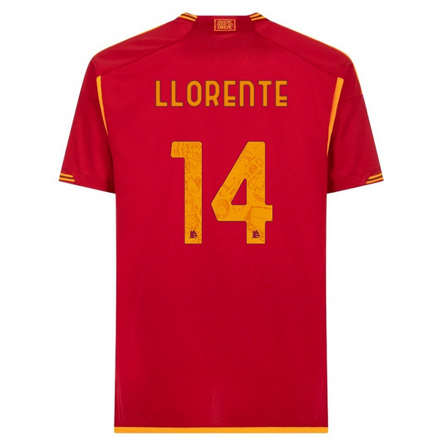 Niño Fútbol Camiseta Diego Llorente #14 Rojo 1ª Equipación 2023/24