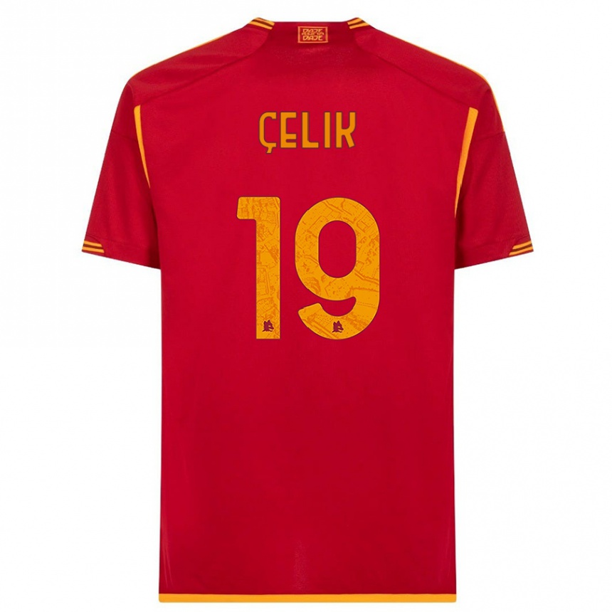 Niño Fútbol Camiseta Zeki Celik #19 Rojo 1ª Equipación 2023/24