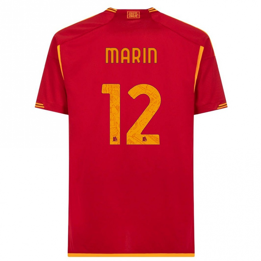 Niño Fútbol Camiseta Renato Marin #12 Rojo 1ª Equipación 2023/24