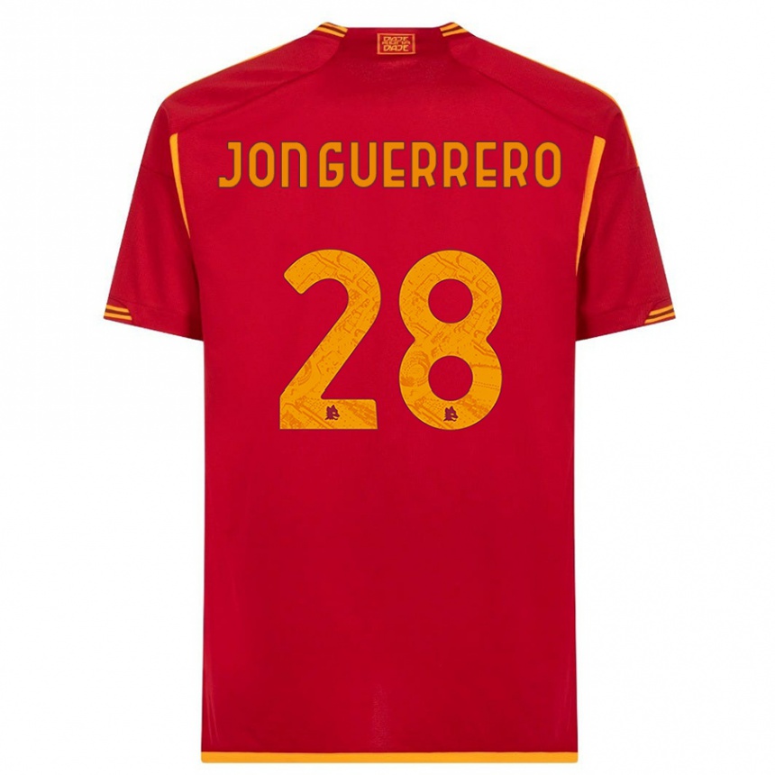 Niño Fútbol Camiseta Julen Jon Guerrero #28 Rojo 1ª Equipación 2023/24