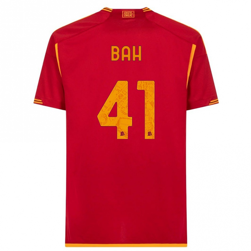 Niño Fútbol Camiseta Muhammed Bah #41 Rojo 1ª Equipación 2023/24