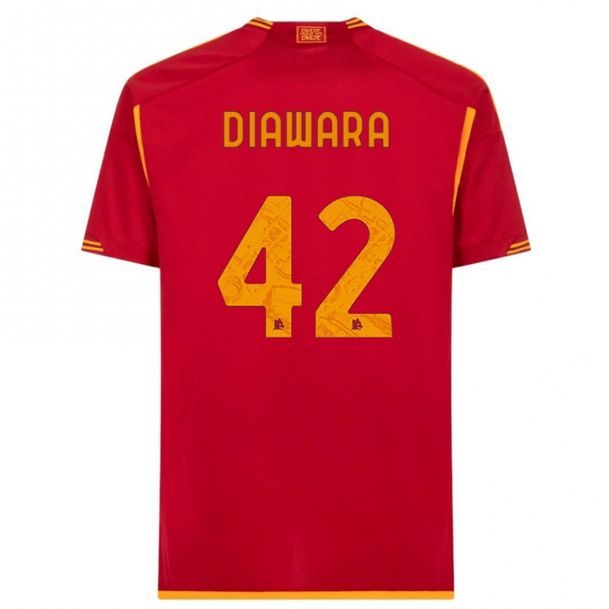 Niño Fútbol Camiseta Amadou Diawara #42 Rojo 1ª Equipación 2023/24