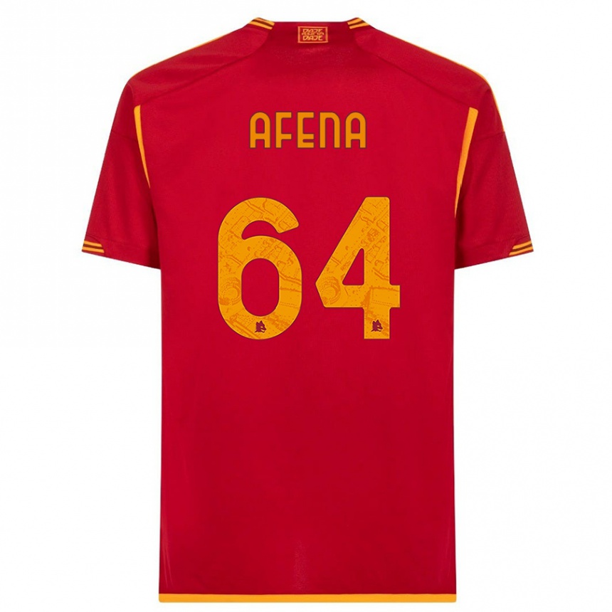 Niño Fútbol Camiseta Felix Afena-Gyan #64 Rojo 1ª Equipación 2023/24