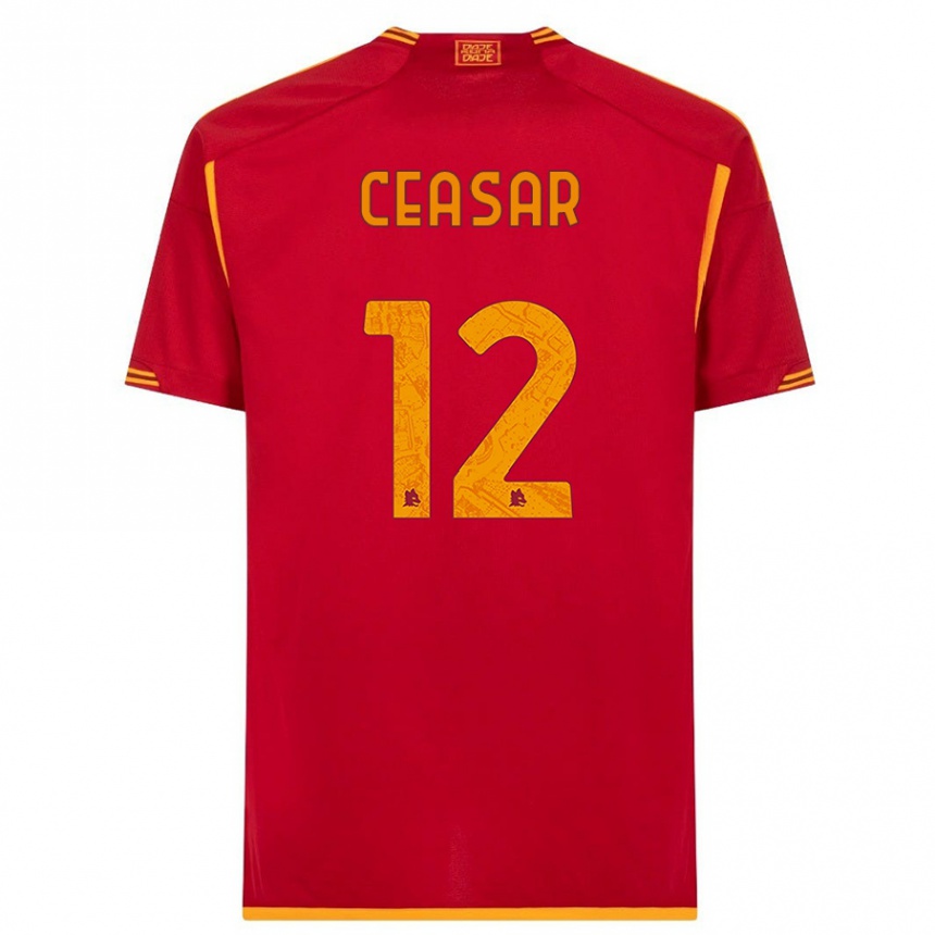 Niño Fútbol Camiseta Camelia Ceasar #12 Rojo 1ª Equipación 2023/24