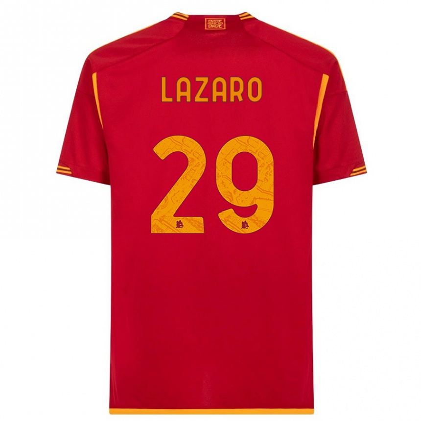 Niño Fútbol Camiseta Paloma Lazaro #29 Rojo 1ª Equipación 2023/24