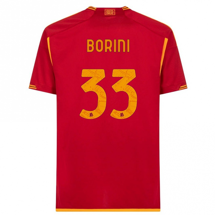 Niño Fútbol Camiseta Joyce Borini #33 Rojo 1ª Equipación 2023/24