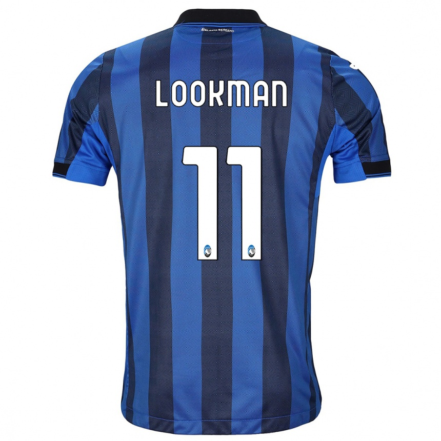 Niño Fútbol Camiseta Ademola Lookman #11 Azul Negro 1ª Equipación 2023/24