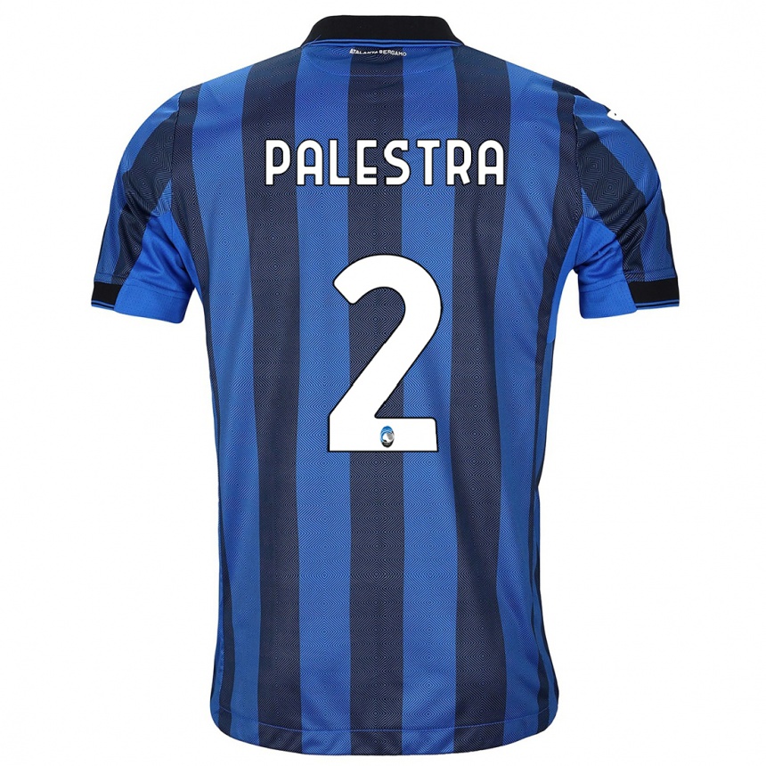 Niño Fútbol Camiseta Marco Palestra #2 Azul Negro 1ª Equipación 2023/24