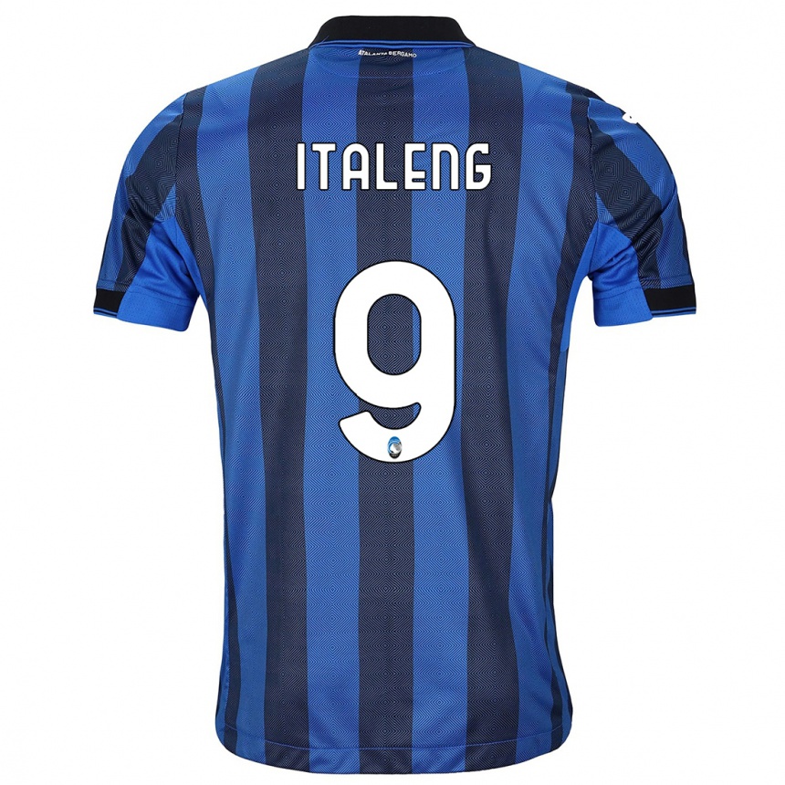 Niño Fútbol Camiseta Jonathan Italeng #9 Azul Negro 1ª Equipación 2023/24