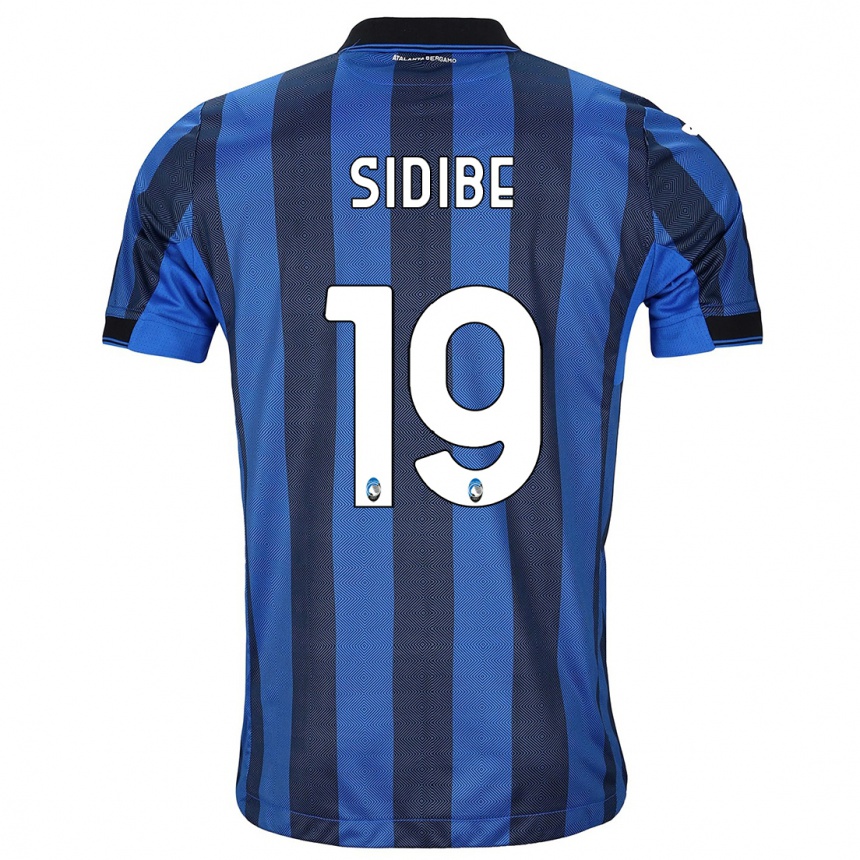 Niño Fútbol Camiseta Alassane Sidibe #19 Azul Negro 1ª Equipación 2023/24