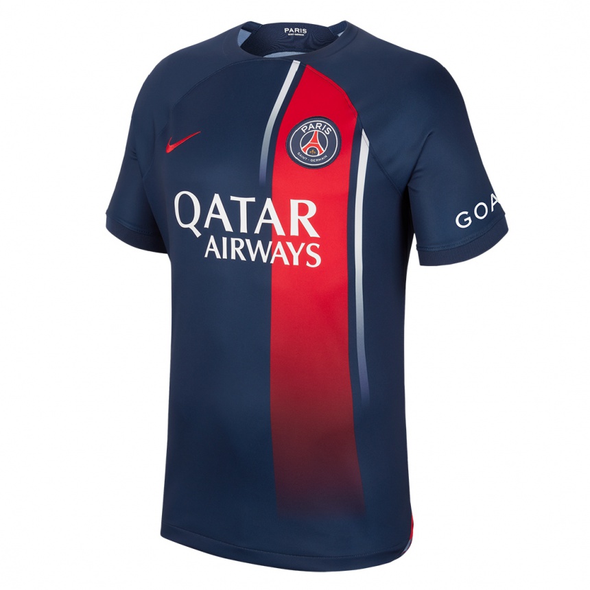 Niño Fútbol Camiseta Marco Verratti #6 Azul Rojo 1ª Equipación 2023/24