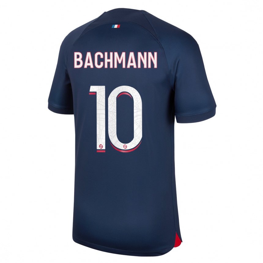 Niño Fútbol Camiseta Ramona Bachmann #10 Azul Rojo 1ª Equipación 2023/24