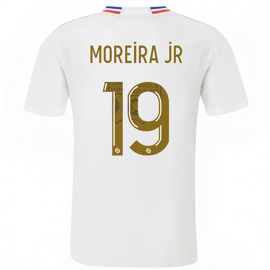 Niño Fútbol Camiseta Diego Moreira #0 Blanco 1ª Equipación 2023/24