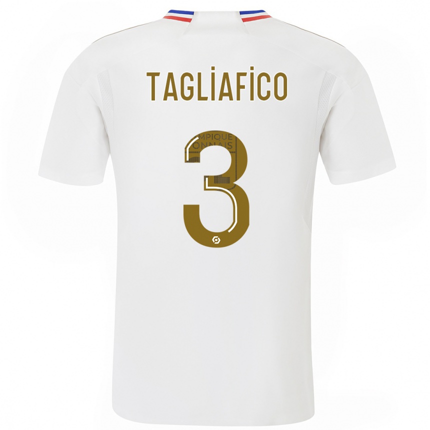 Niño Fútbol Camiseta Nicolas Tagliafico #3 Blanco 1ª Equipación 2023/24