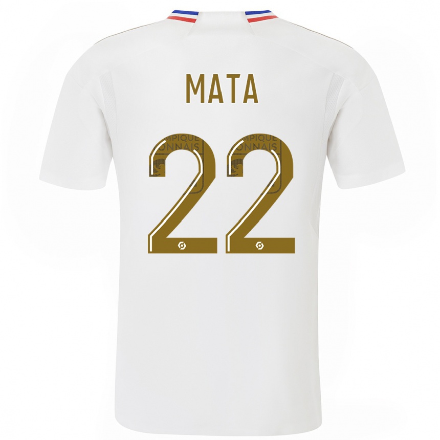 Niño Fútbol Camiseta Clinton Mata #22 Blanco 1ª Equipación 2023/24