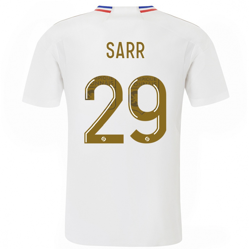 Niño Fútbol Camiseta Mamadou Sarr #29 Blanco 1ª Equipación 2023/24