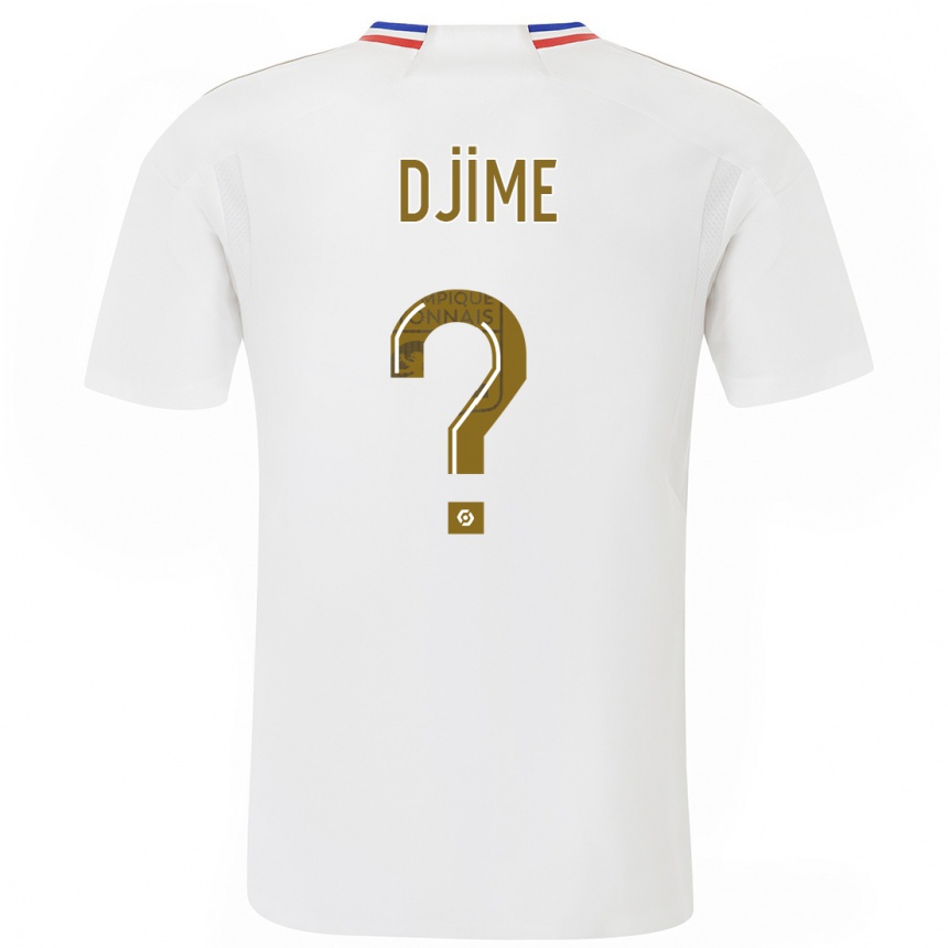 Niño Fútbol Camiseta Ahmed Djime #0 Blanco 1ª Equipación 2023/24