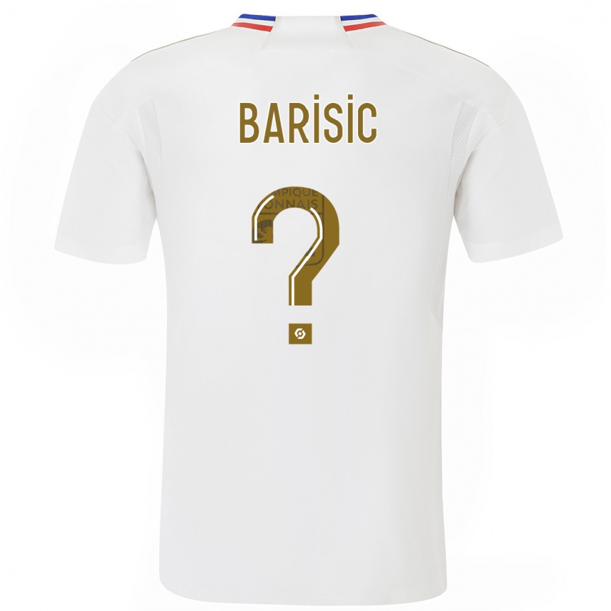 Niño Fútbol Camiseta Teo Barisic #0 Blanco 1ª Equipación 2023/24