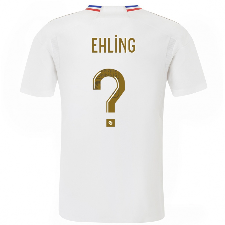 Niño Fútbol Camiseta Thibaut Ehling #0 Blanco 1ª Equipación 2023/24