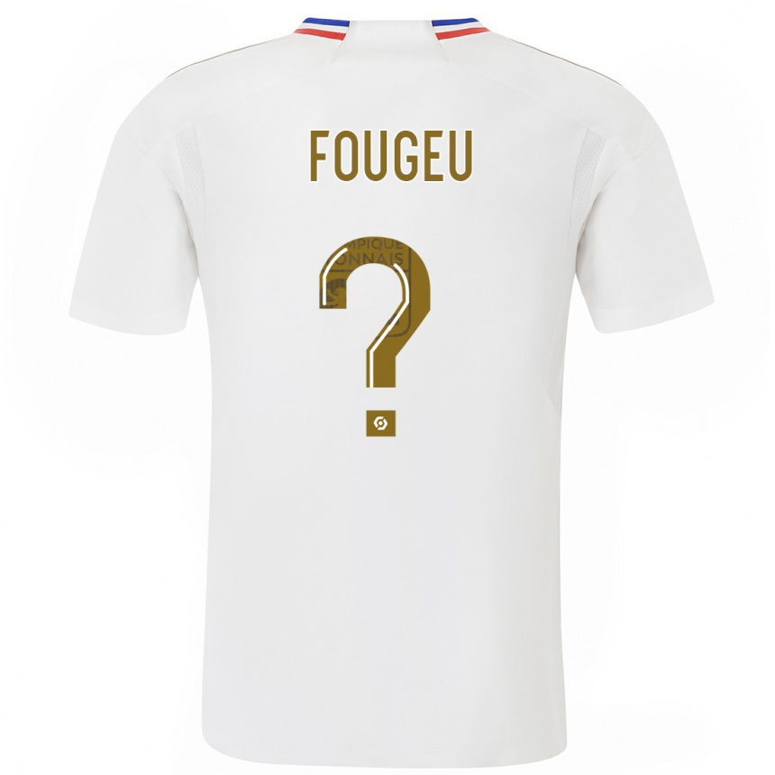 Niño Fútbol Camiseta Breyton Fougeu #0 Blanco 1ª Equipación 2023/24