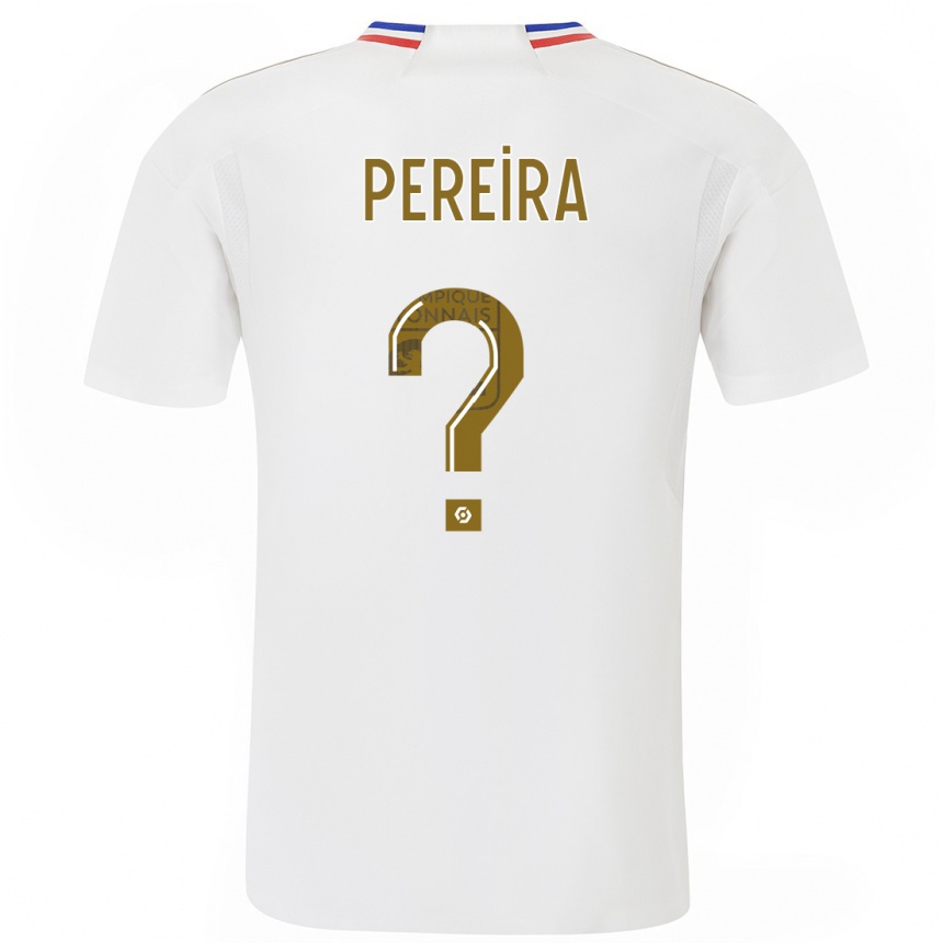 Niño Fútbol Camiseta Mateo Pereira #0 Blanco 1ª Equipación 2023/24
