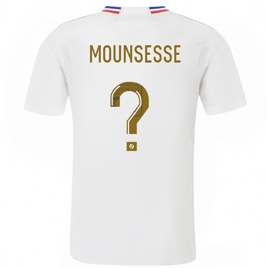 Niño Fútbol Camiseta Jeremy Mounsesse #0 Blanco 1ª Equipación 2023/24