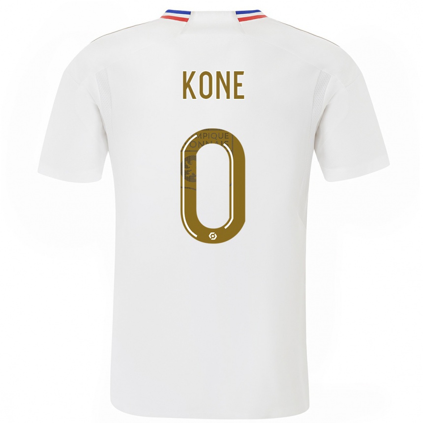 Niño Fútbol Camiseta Youssouf Kone #0 Blanco 1ª Equipación 2023/24