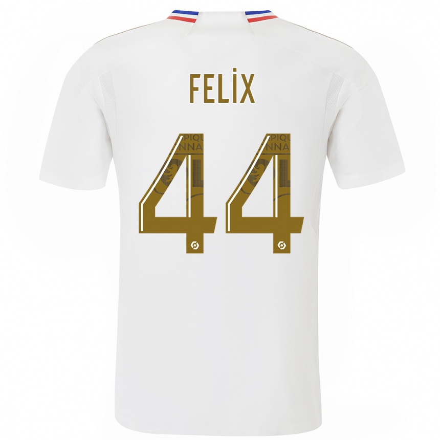 Niño Fútbol Camiseta Marley Felix #44 Blanco 1ª Equipación 2023/24