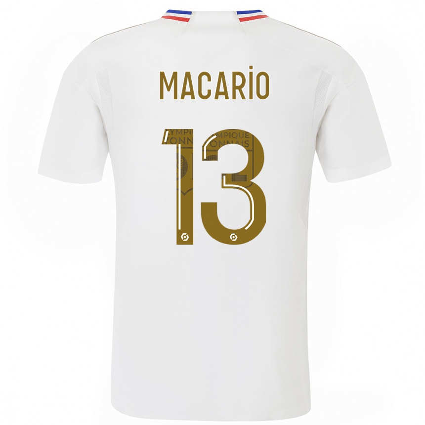 Niño Fútbol Camiseta Catarina Macario #13 Blanco 1ª Equipación 2023/24