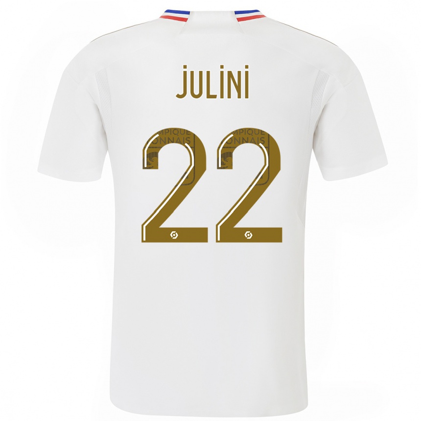 Niño Fútbol Camiseta Sally Julini #22 Blanco 1ª Equipación 2023/24