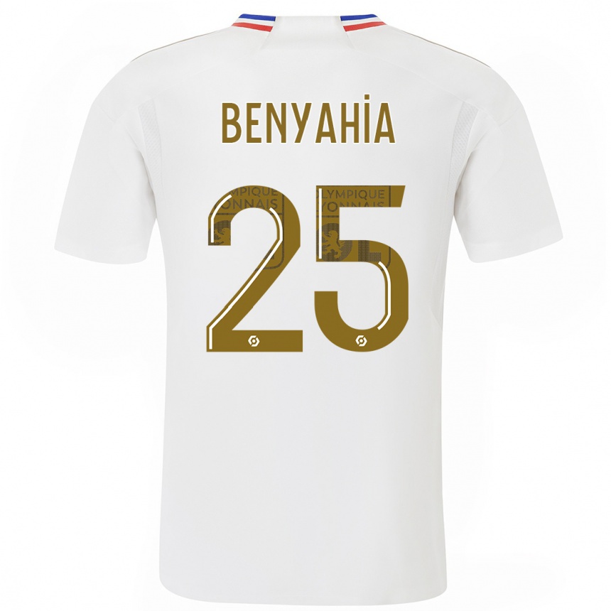 Niño Fútbol Camiseta Ines Benyahia #25 Blanco 1ª Equipación 2023/24