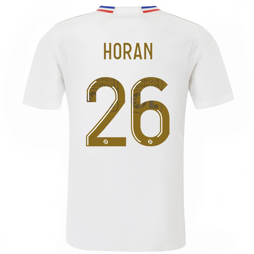 Niño Fútbol Camiseta Lindsey Horan #26 Blanco 1ª Equipación 2023/24