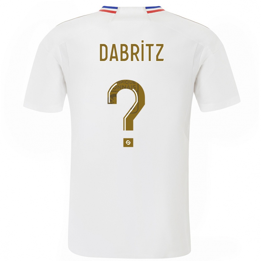 Niño Fútbol Camiseta Sara Dabritz #0 Blanco 1ª Equipación 2023/24