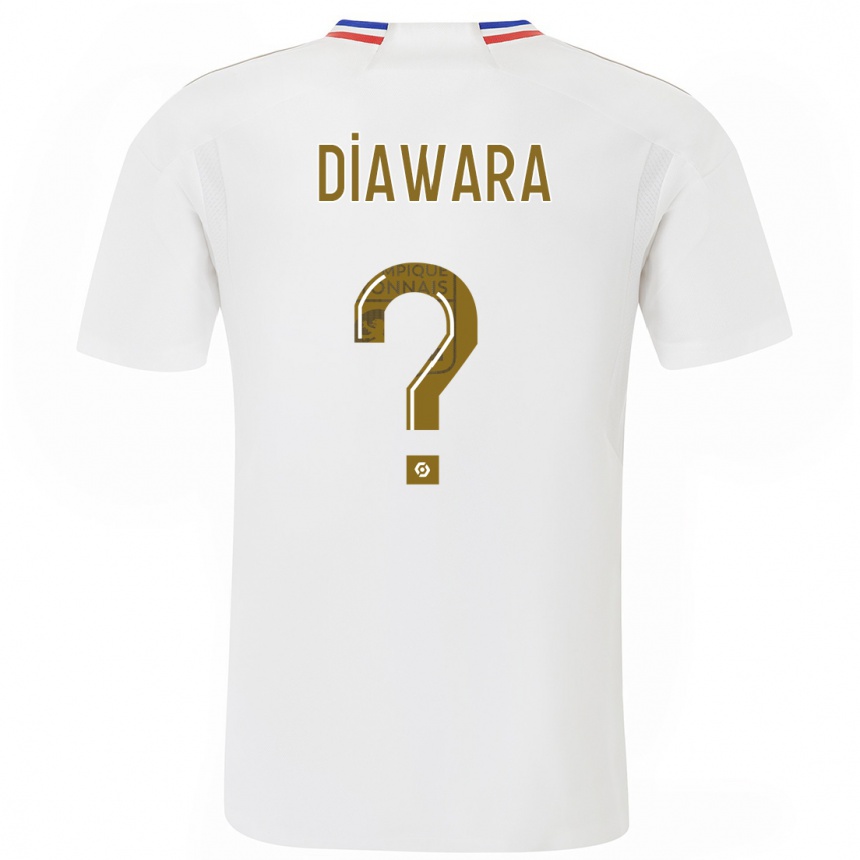 Niño Fútbol Camiseta Tidiane Diawara #0 Blanco 1ª Equipación 2023/24
