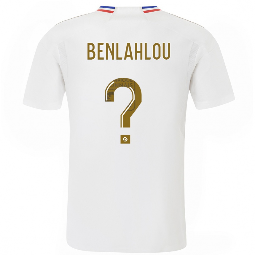 Niño Fútbol Camiseta Daryll Benlahlou #0 Blanco 1ª Equipación 2023/24