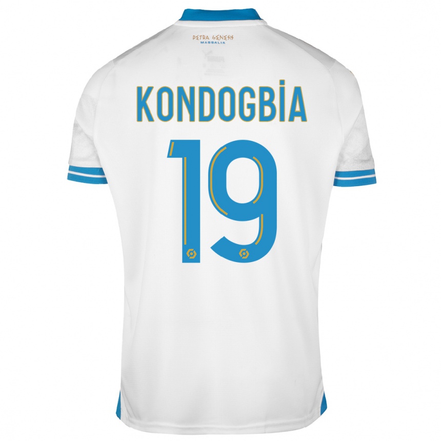 Niño Fútbol Camiseta Geoffrey Kondogbia #19 Blanco 1ª Equipación 2023/24