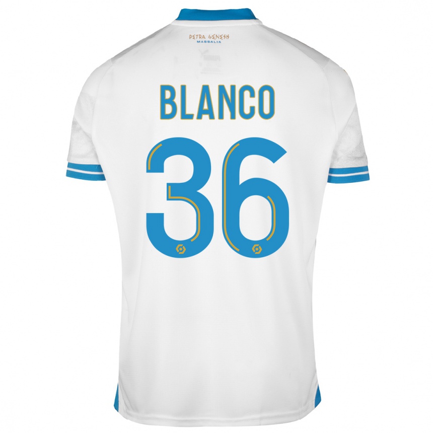 Niño Fútbol Camiseta Ruben Blanco #36 Blanco 1ª Equipación 2023/24