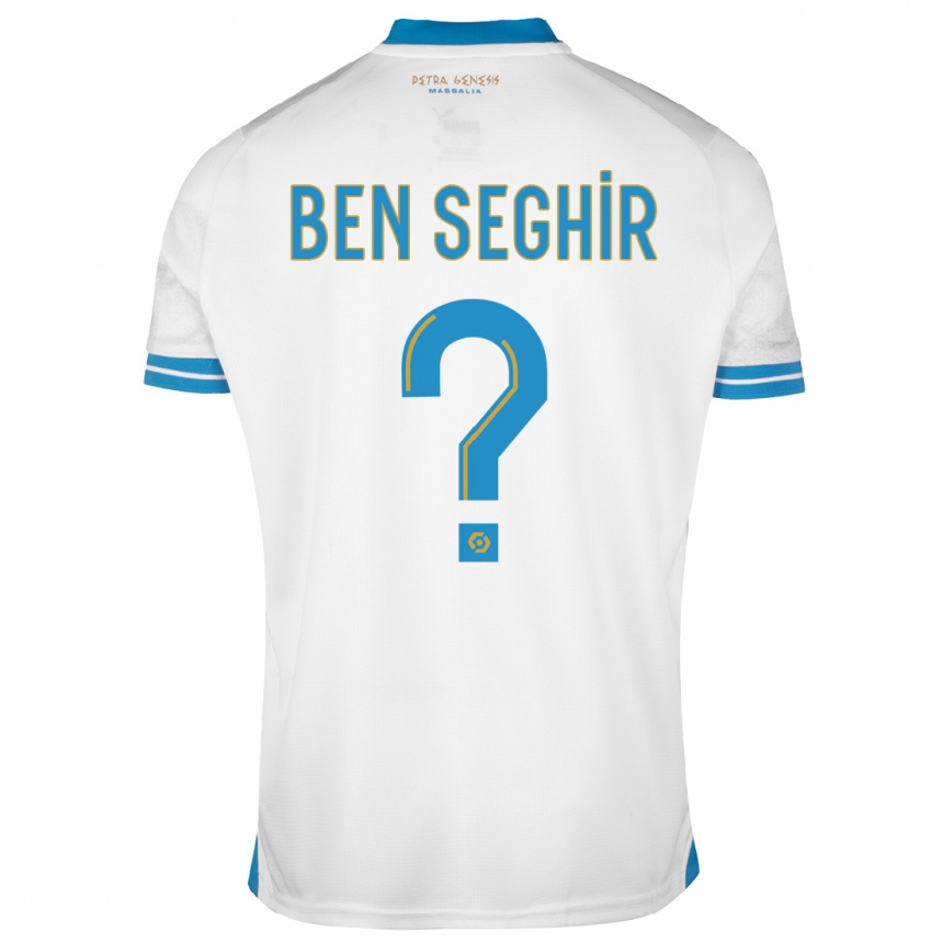 Niño Fútbol Camiseta Salim Ben Seghir #0 Blanco 1ª Equipación 2023/24