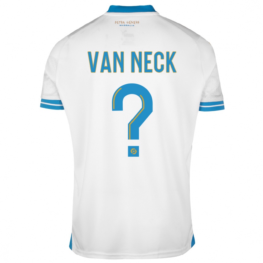 Niño Fútbol Camiseta Jelle Van Neck #0 Blanco 1ª Equipación 2023/24