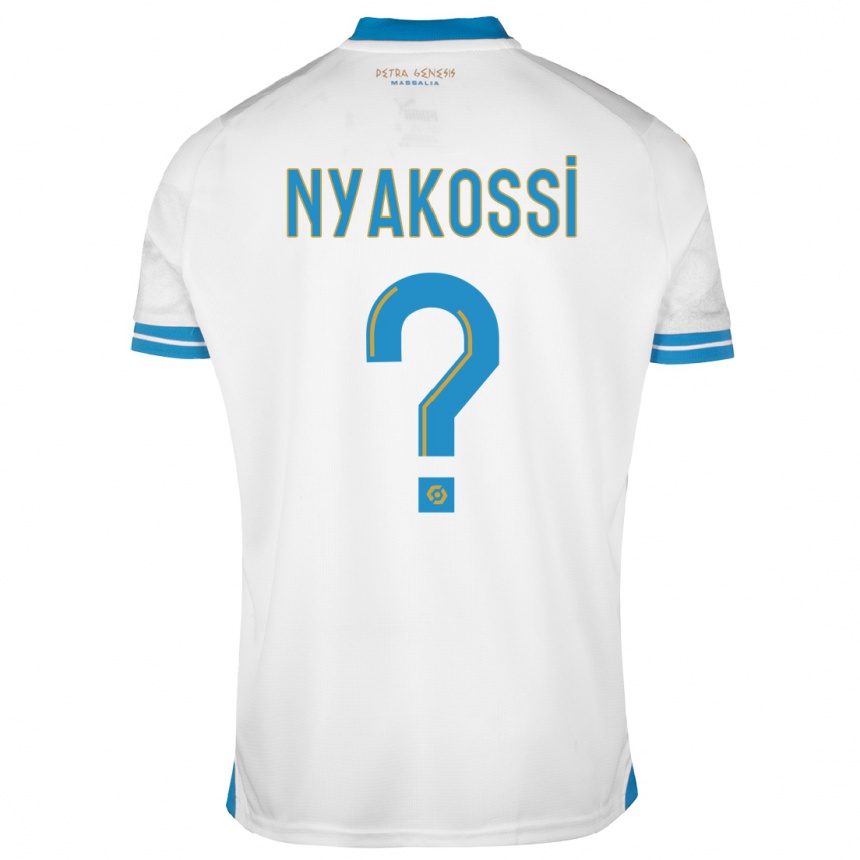 Niño Fútbol Camiseta Roggerio Nyakossi #0 Blanco 1ª Equipación 2023/24