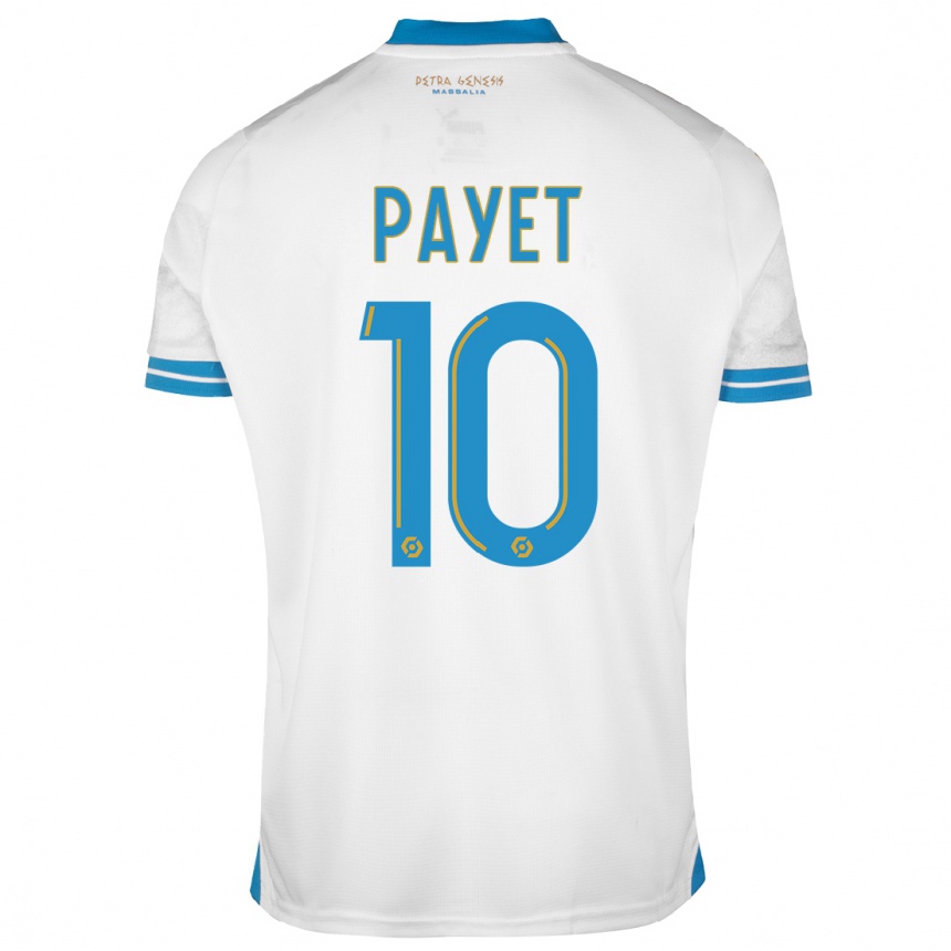 Niño Fútbol Camiseta Dimitri Payet #10 Blanco 1ª Equipación 2023/24