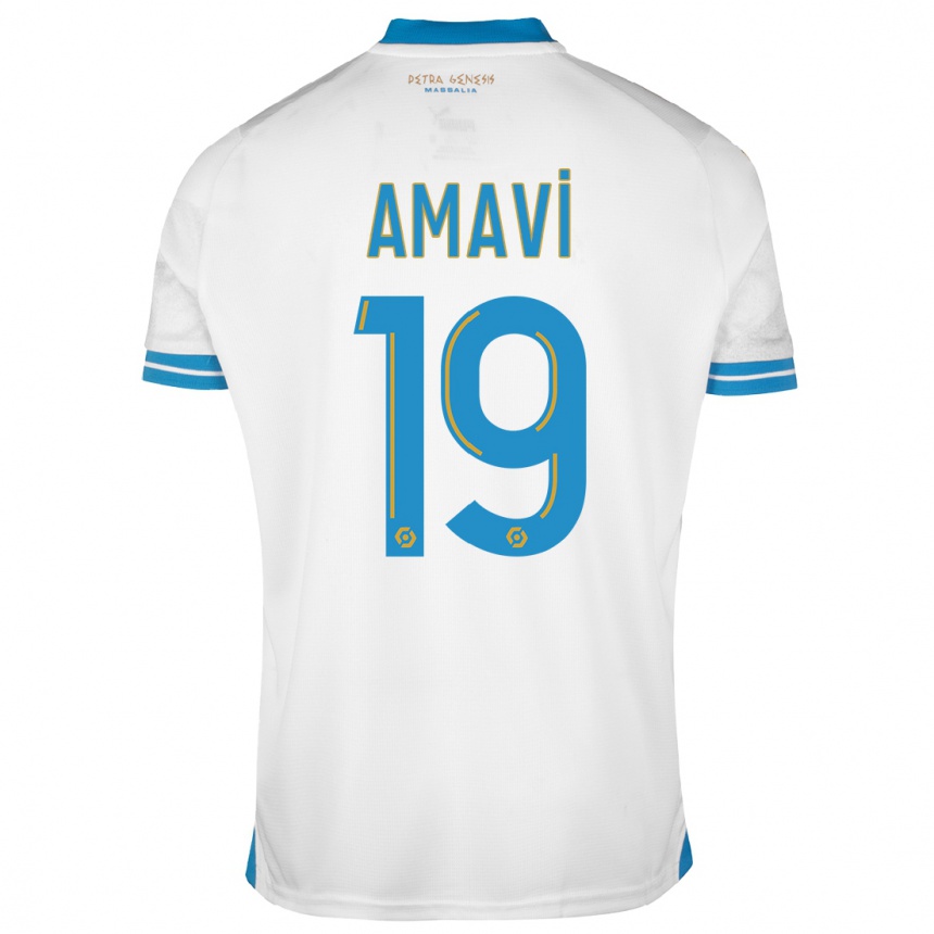 Niño Fútbol Camiseta Jordan Amavi #19 Blanco 1ª Equipación 2023/24
