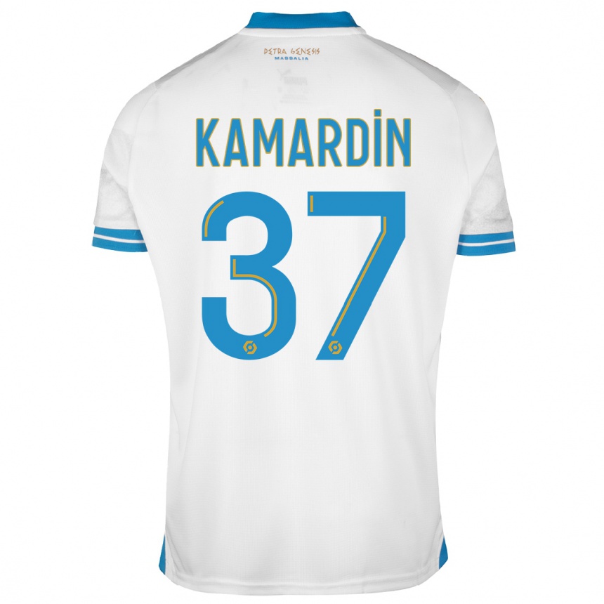 Niño Fútbol Camiseta Aaron Kamardin #37 Blanco 1ª Equipación 2023/24