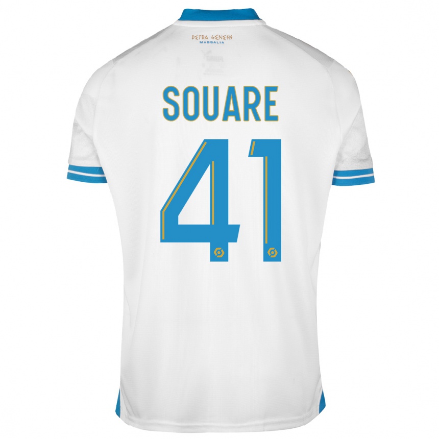 Niño Fútbol Camiseta Cheick Souare #41 Blanco 1ª Equipación 2023/24