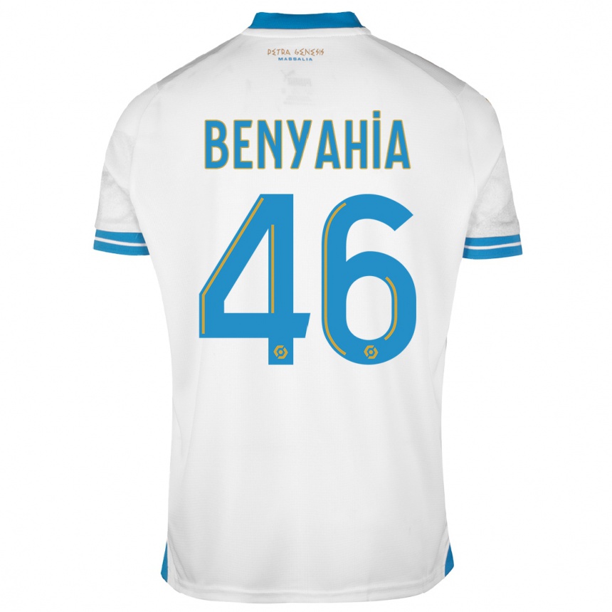 Niño Fútbol Camiseta Aylan Benyahia-Tani #46 Blanco 1ª Equipación 2023/24
