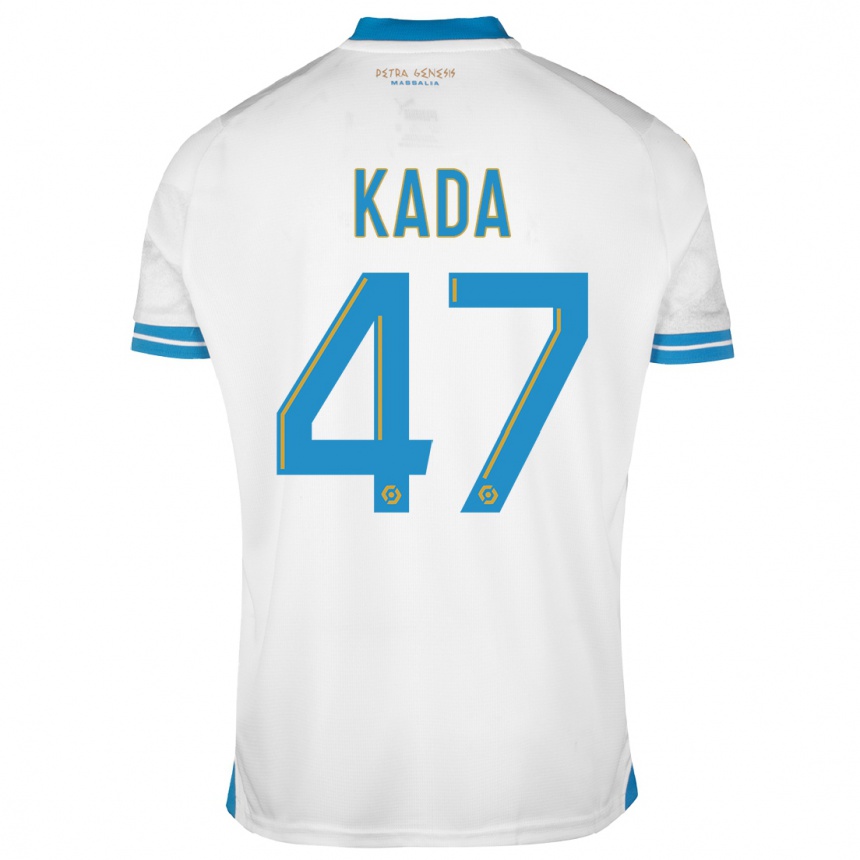 Niño Fútbol Camiseta Joakim Kada #47 Blanco 1ª Equipación 2023/24