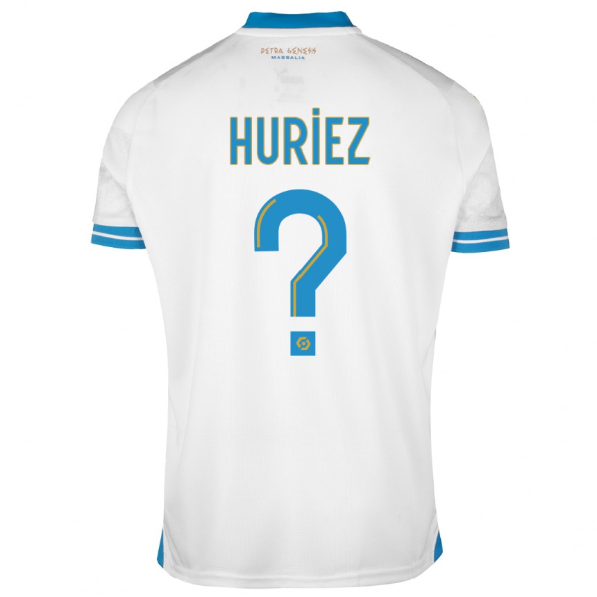 Niño Fútbol Camiseta Evan Huriez #0 Blanco 1ª Equipación 2023/24